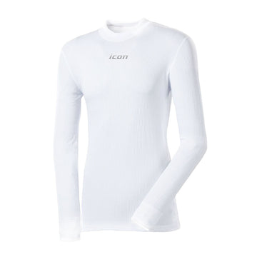 Men's White Long Sleeve, Microsense™ Performance Base Layers